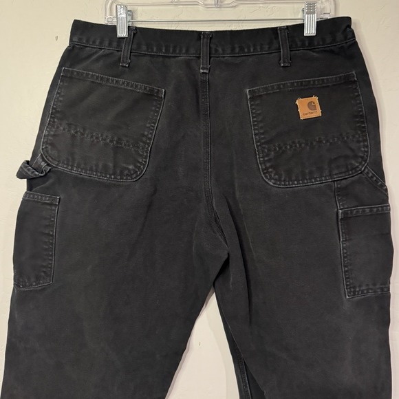 Carhartt Other - Vintage Carhartt Pants Mens 36x30 Black B11 Carpenter Canvas Workwear Utility